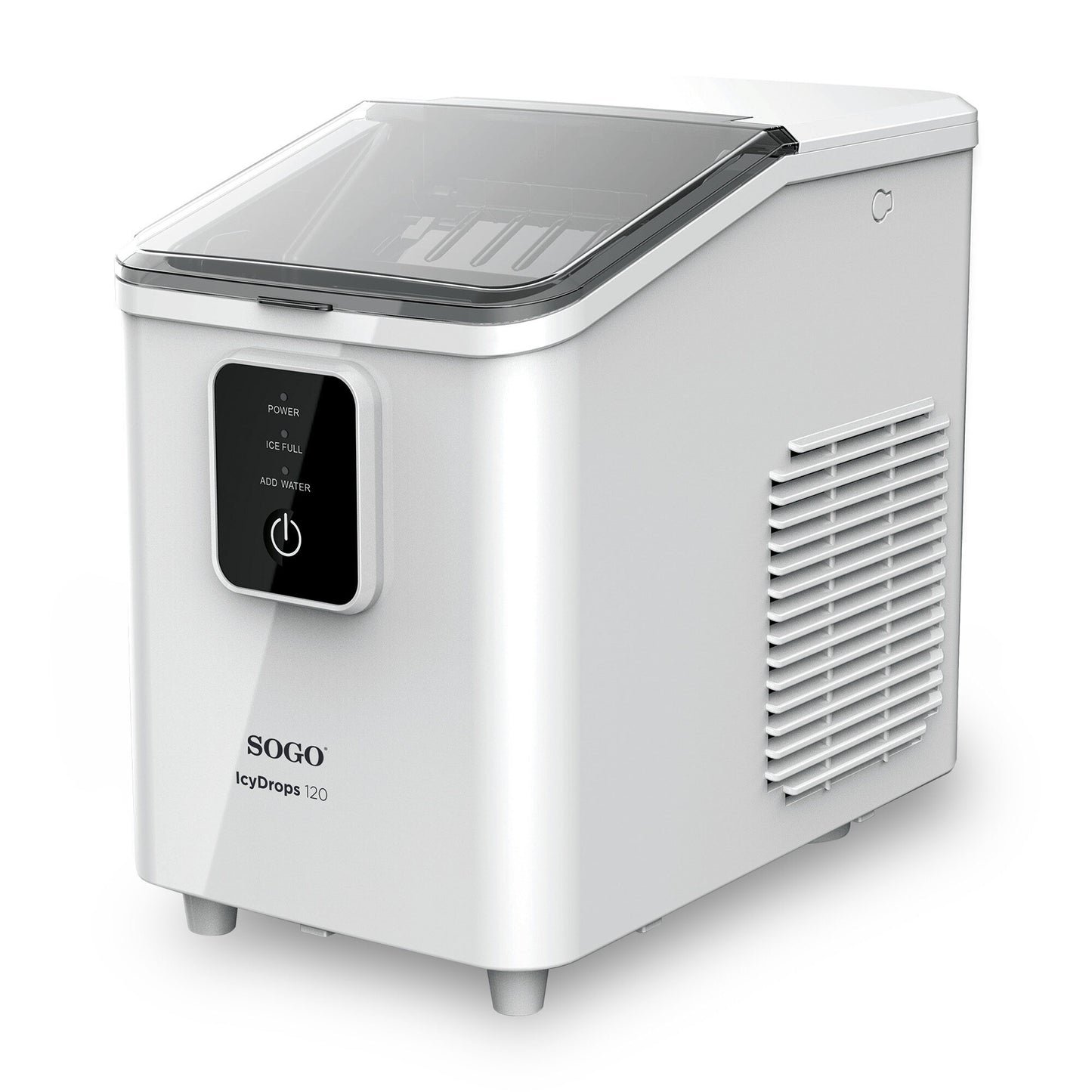 Máquina de Gelo Sogo MHISS12045 | 12kg/24h, Auto-limpeza, 1.8L