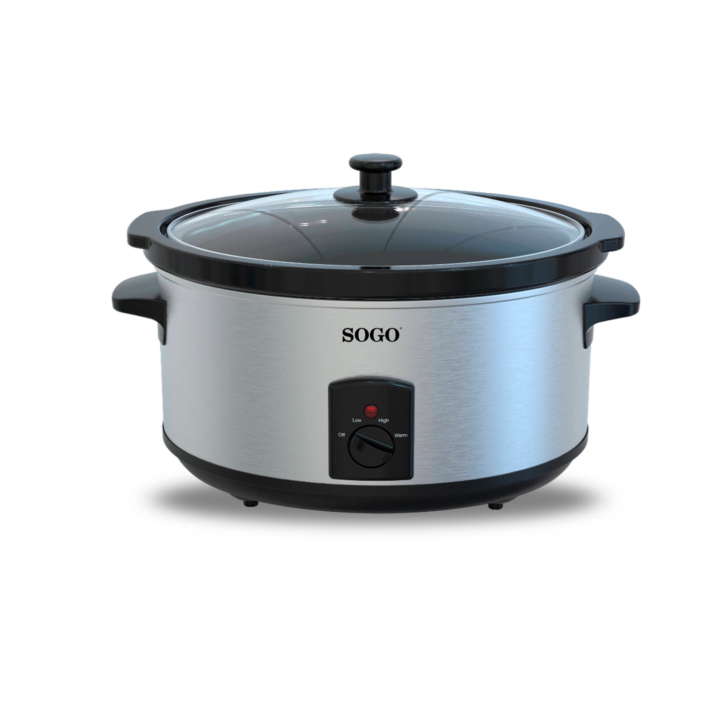 Panela de Cozedura Lenta Sogo OLLSS10795 | 5.5L, 260W, Aço Inox