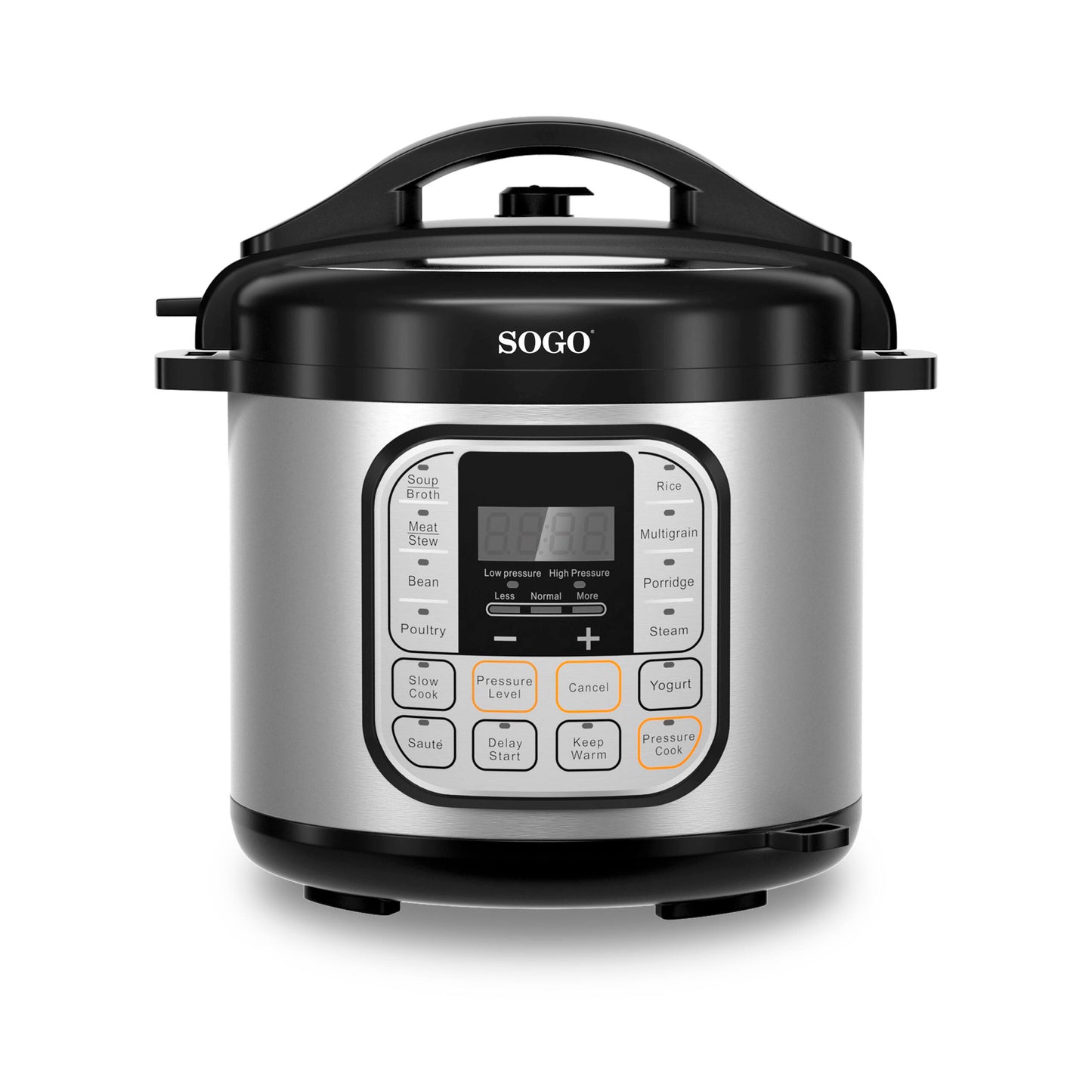 Panela de Pressão Sogo OLLSS10605 | 6L, 12 Modos, Digital