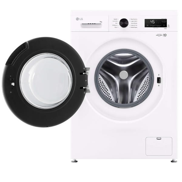 Máquina de Lavar Roupa LG F4x1009nwb | 9kg, 1400 rpm, Classe A