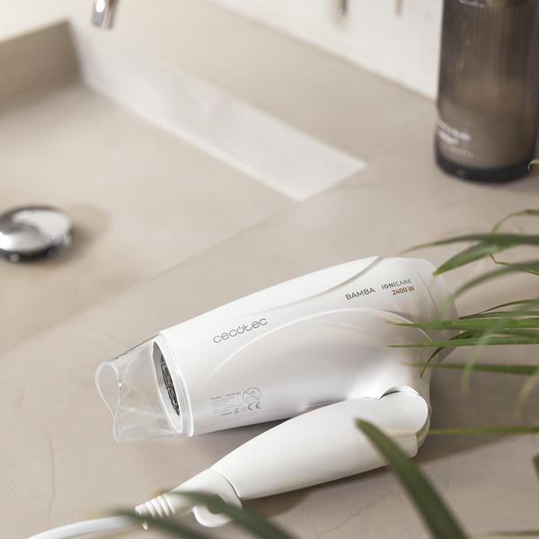 Secador De Cabelo Cecotec Bamba Ionicare Travelwhite | 2400W