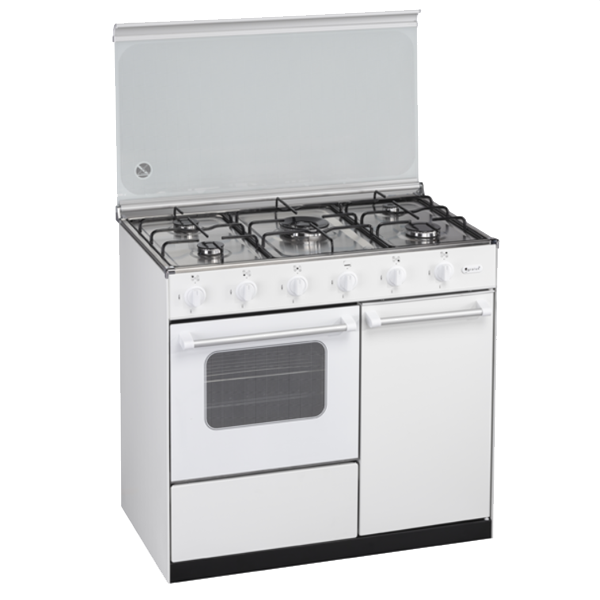 Fogão Gralux FQ5200/2 BR G. Butano | 5 Queimadores, Forno Gás 54 L