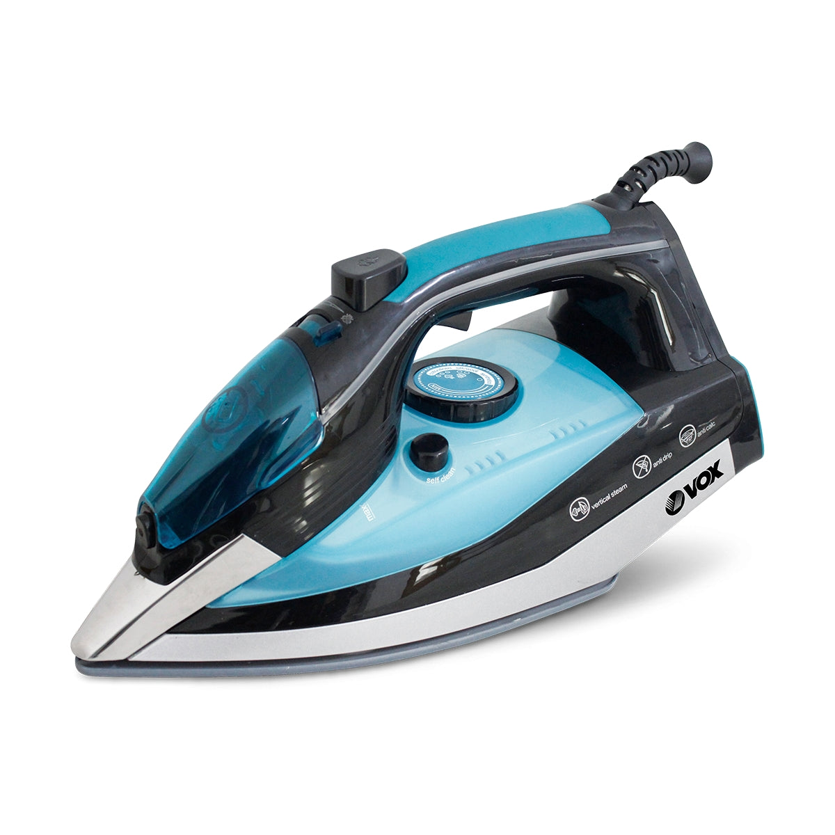 Ferro de Engomar VOX DBL2435 | 2500W, Base cerâmica, Anti-pingos