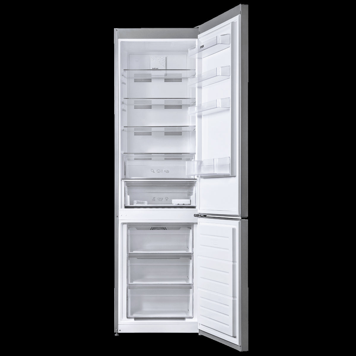 Frigorífico Combinado Vox NF3830IXE | 360L, Classe E, No Frost