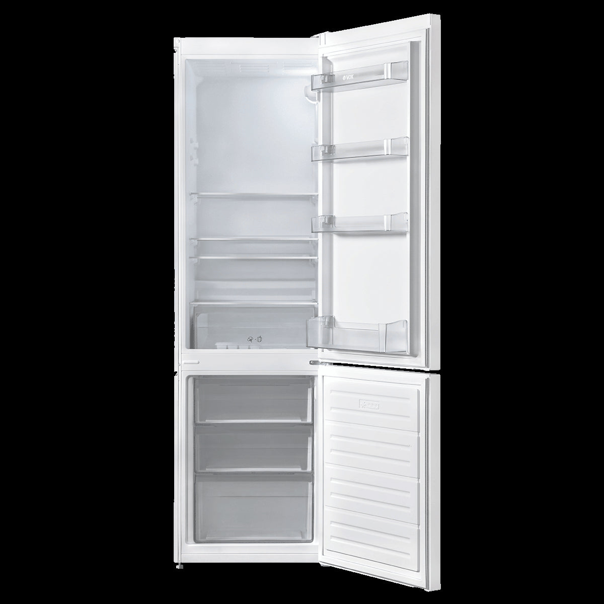 Frigorífico Combinado Vox KK3400E | 273L, Classe E, Frost Out