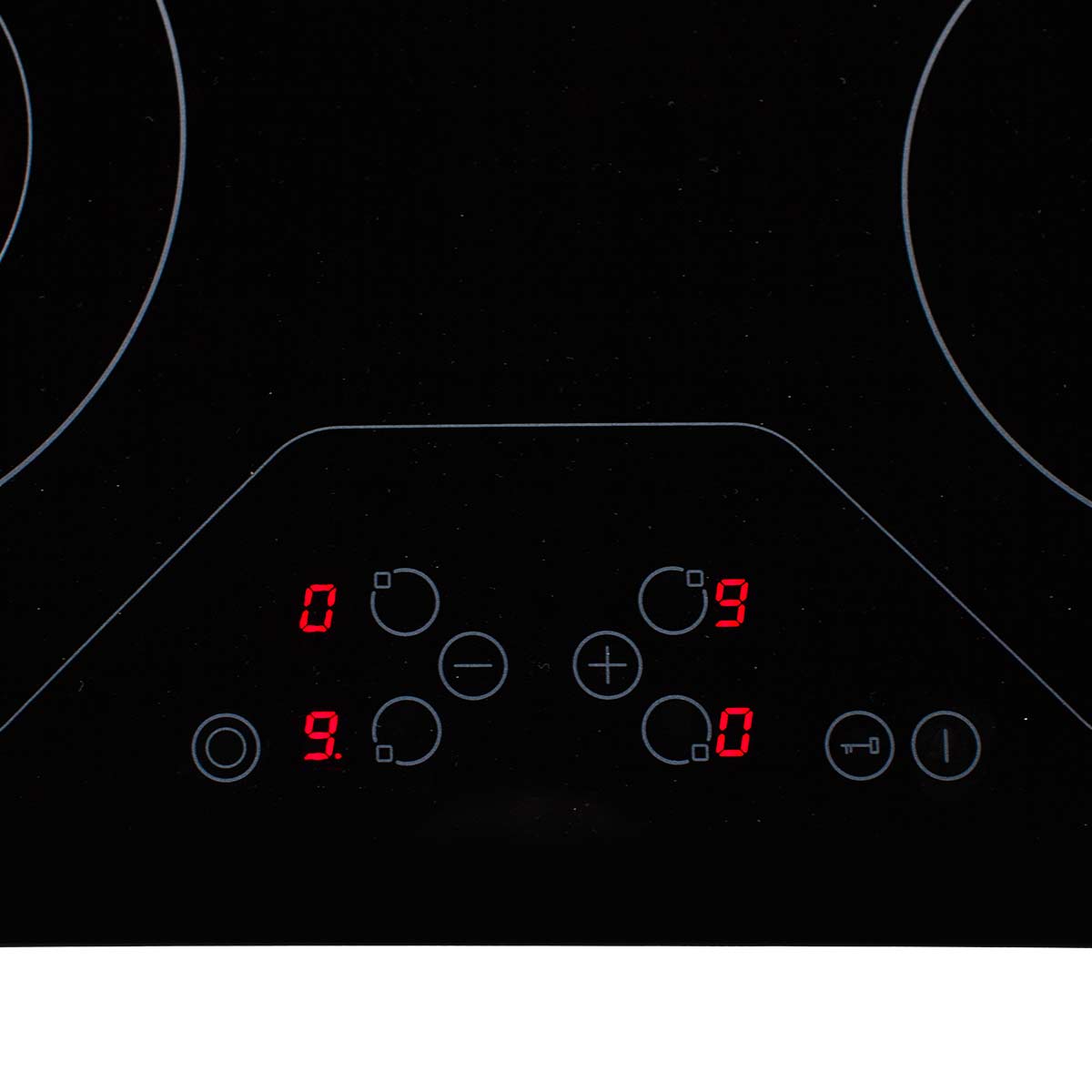 Placa de Vitrocerâmica Vox EBC411DB | 4 zonas, Controlo touch