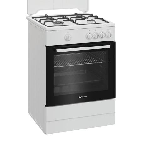 Fogão a Gás Indesit I6GGKMW | 4 Queimadores, Forno Gás, 64L