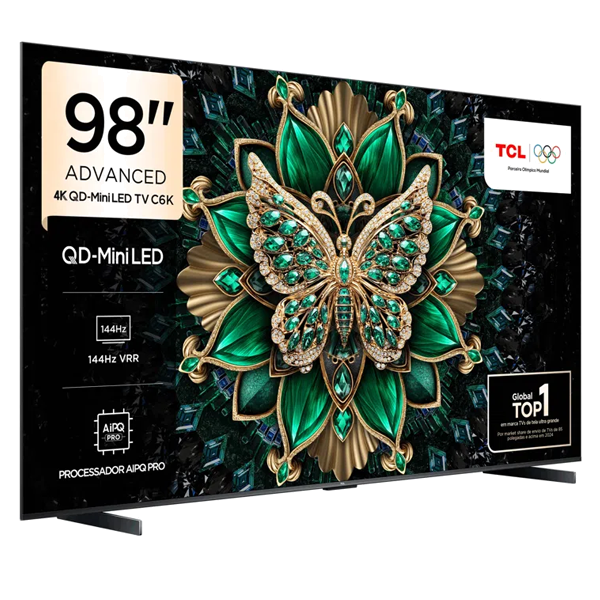 TV TCL 98C6K | 98", Mini LED, 4K, Google TV