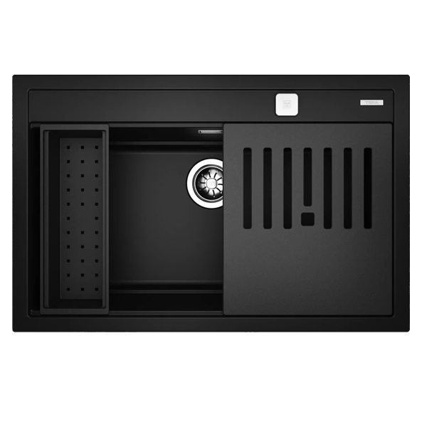 Lava-Loiça TEKA Nova 80 WS-TG 1C Black | Tegranito, 1 Bacia, Encastrar