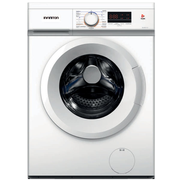 Máquina de Lavar Roupa Infiniton Wmd61dbf | 6kg, 1000rpm, D