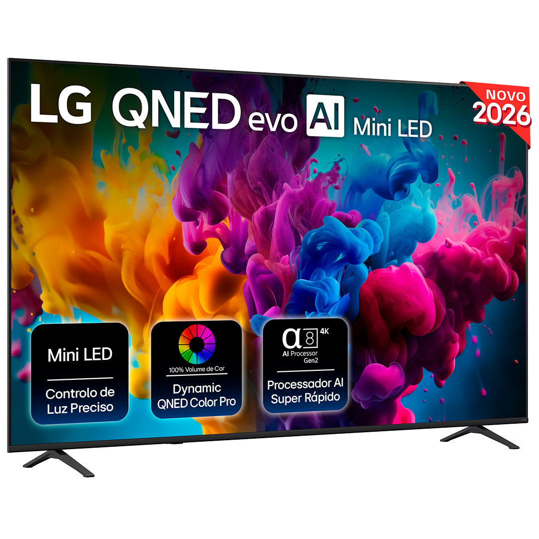 TV LG QNED 85" 4K | AI, Smart TV, webOS, 3HDMI, 1USB