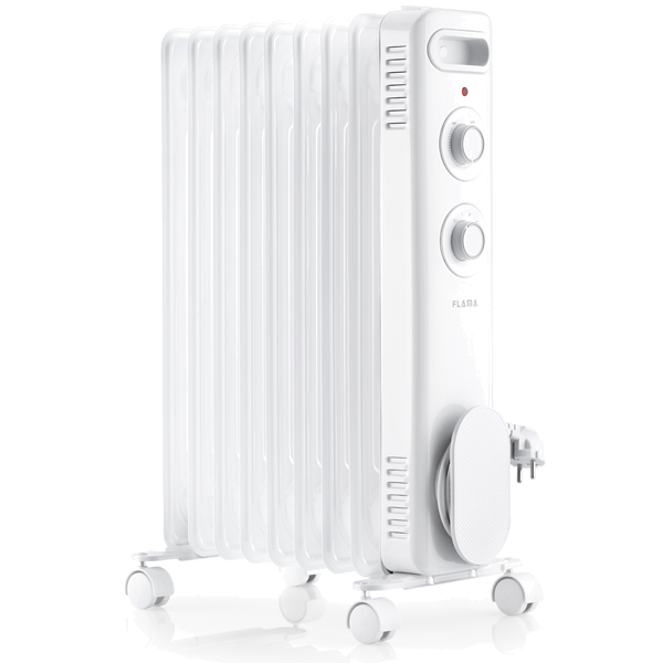 Aquecedor a Óleo FLAMA 2363fl | 2000W, 9 elementos, Termóstato