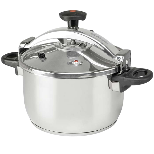Panela de Pressão Orbegozo HPL14070 | 14L, Inox 18/10, Fundo Sandwich