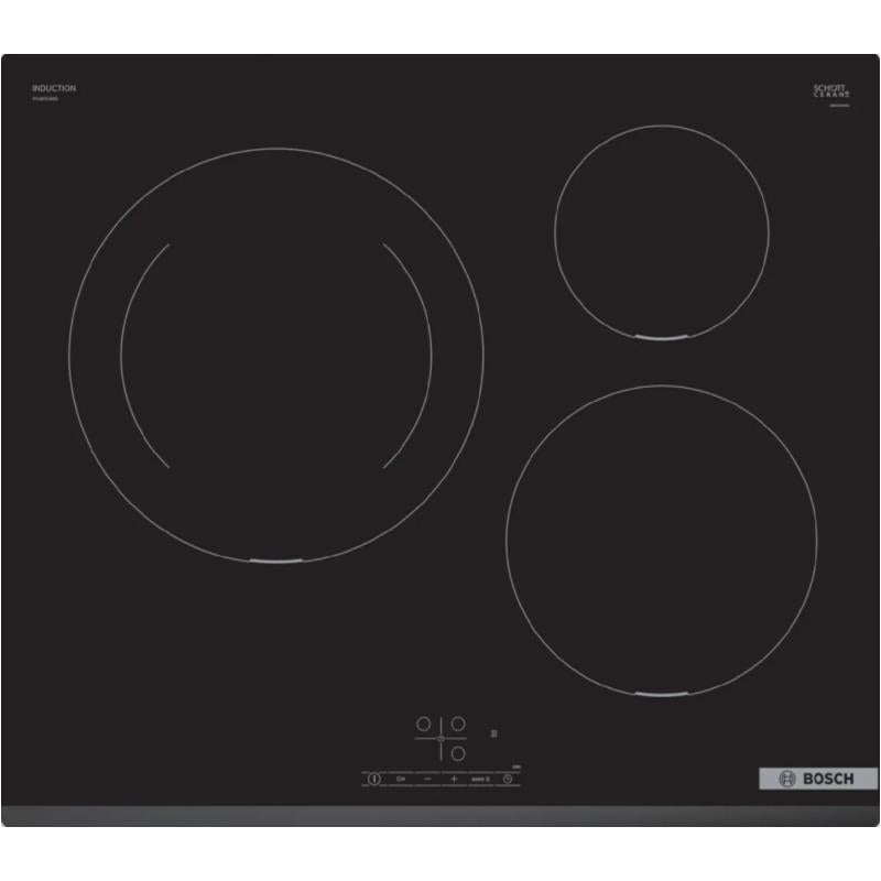 Placa de Indução Bosch Puj631bb5e | 3 zonas, 4.600W, 60cm, TouchSelect