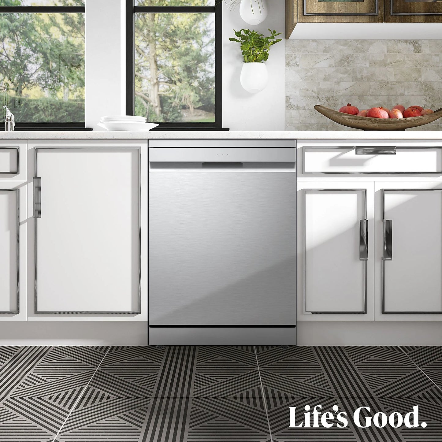 Máquina de Lavar Loiça LG DF375HVS | 14 Talheres, QuadWash, Classe A
