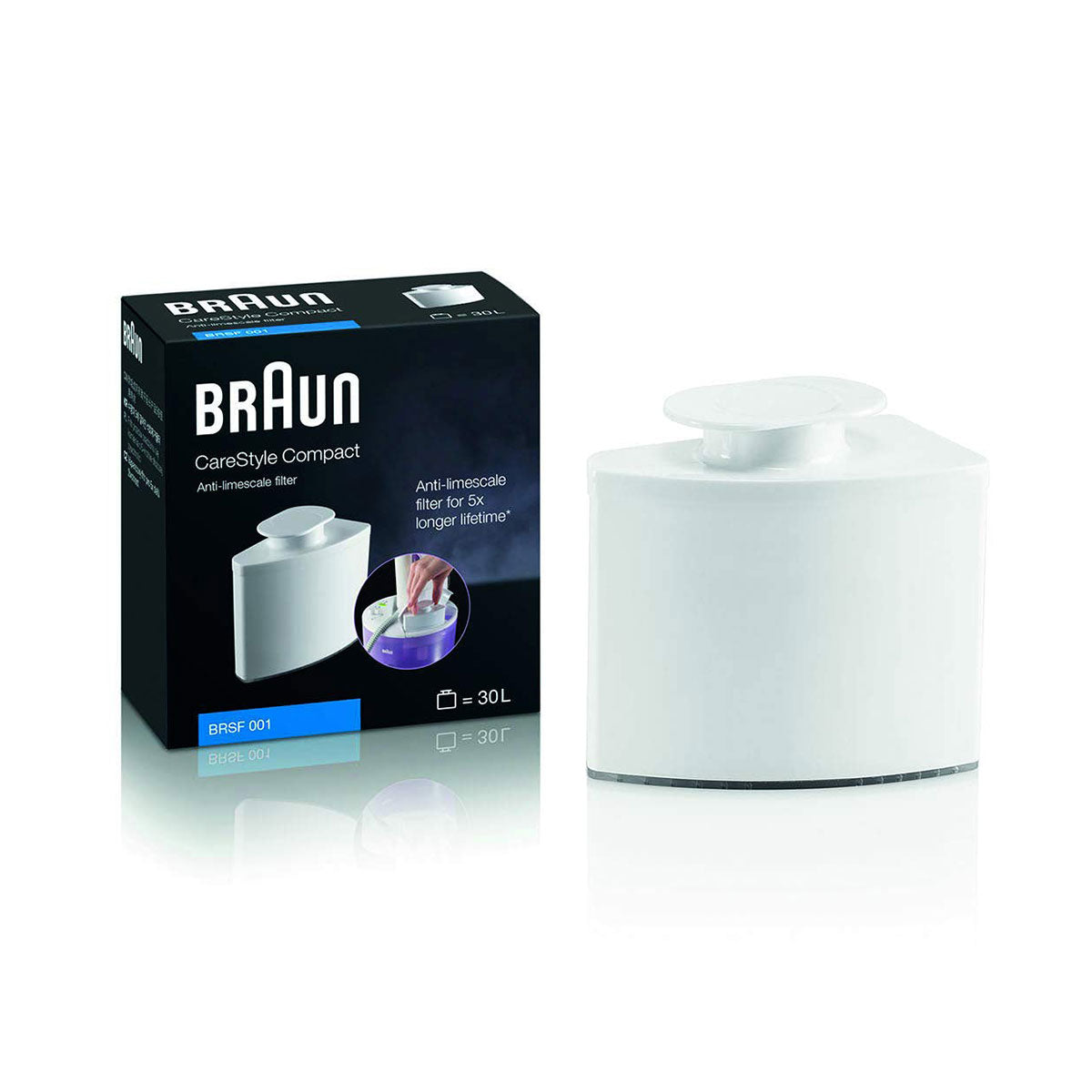 Filtro Anticalcário Braun CareStyle Compact | Reduz Calcário