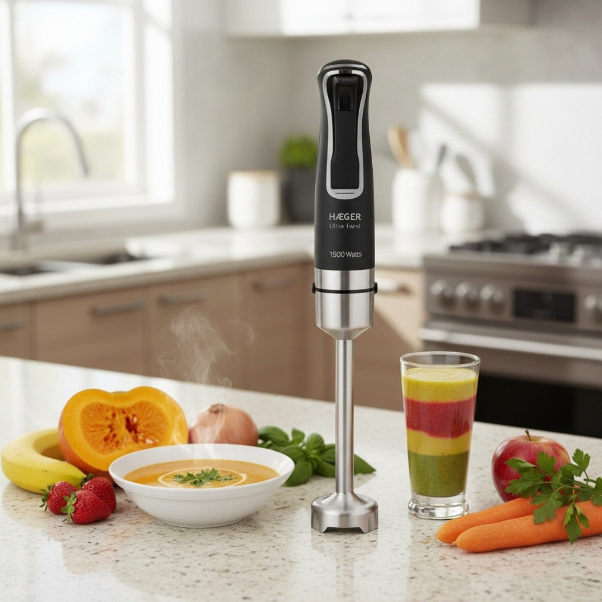 Varinha Mágica Haeger Ultra Twist 1500 | 1500W, Lâminas Titânio
