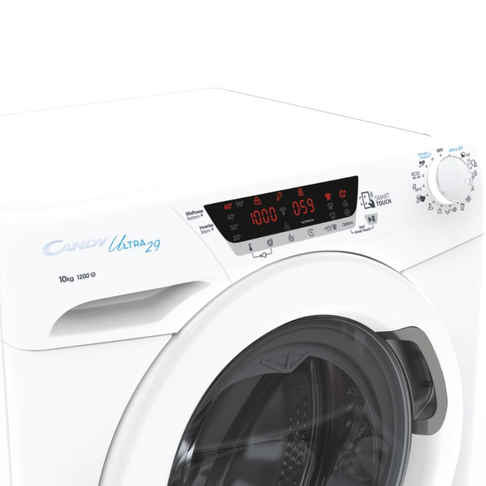 Outlet | Máquina de Lavar Roupa Candy HCU1210TXME1S | 10kg, A