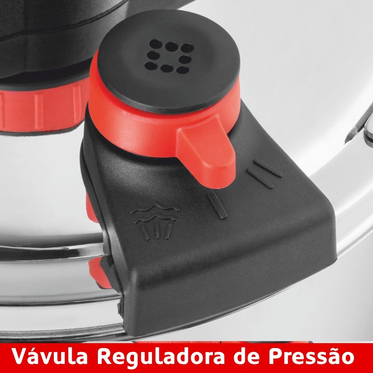 Panela de Pressão Haeger Easy Cooker 2 In 1 | 22 cm, 6 Litros, Inox