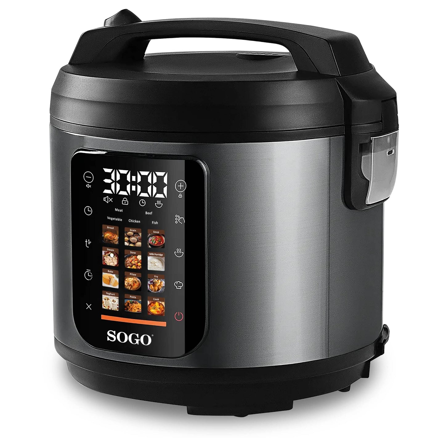 Panela Multifunções SOGO OLLSS10615 | 5L, Ecrã LED, 14 Funções