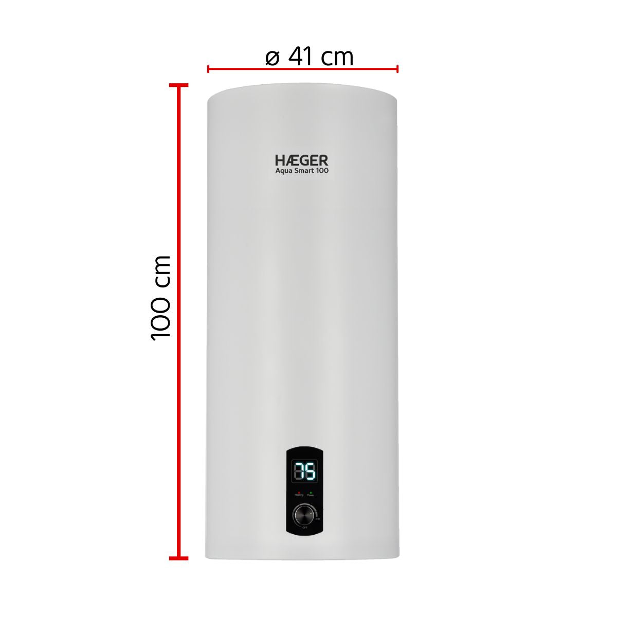Termoacumulador HAEGER Aqua Smart 100 | 100L, 2000W, Classe C