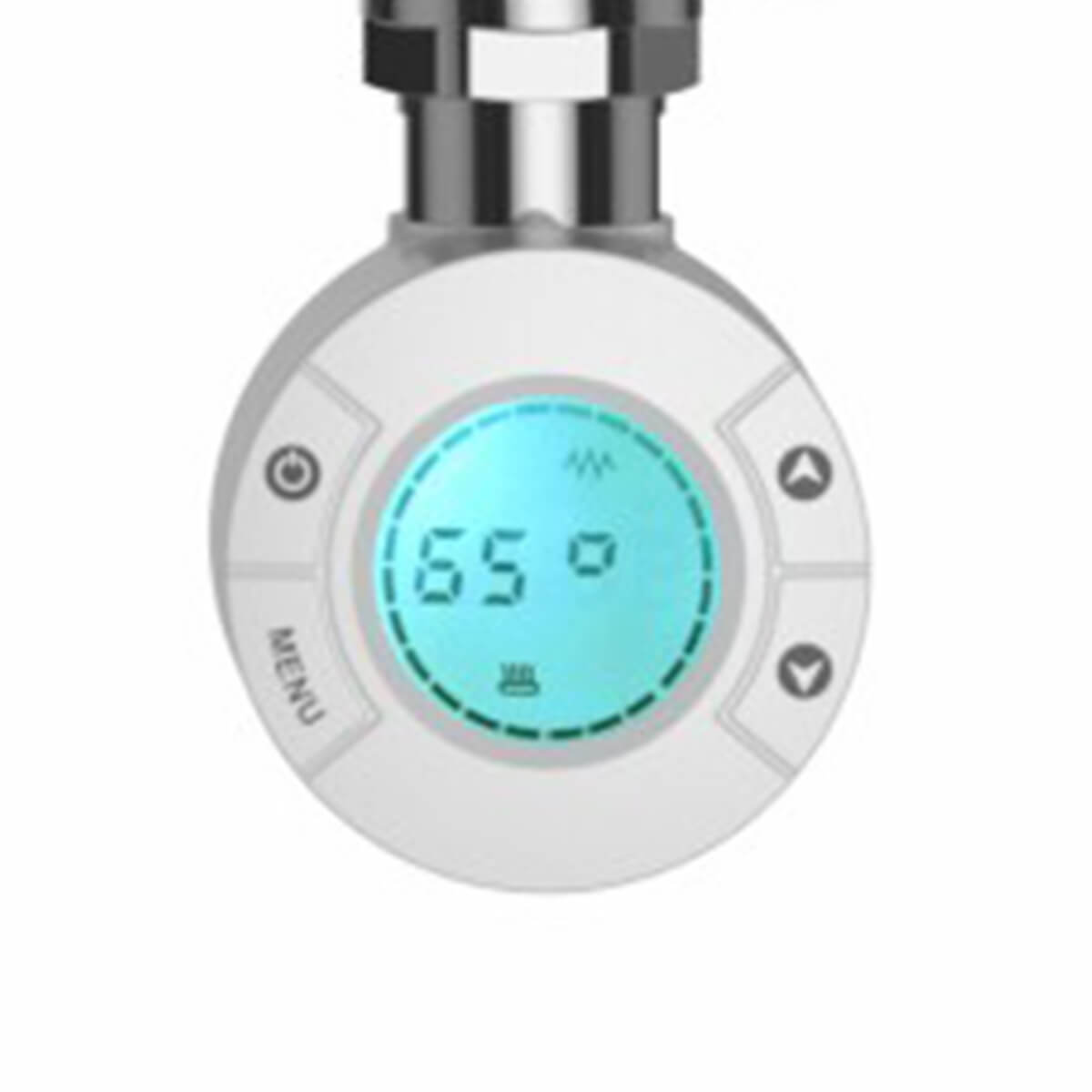 Toalheiro Elétrico Haeger Family Warm Grey 80x60 cm | 13 Barras, 300W, Cinzento