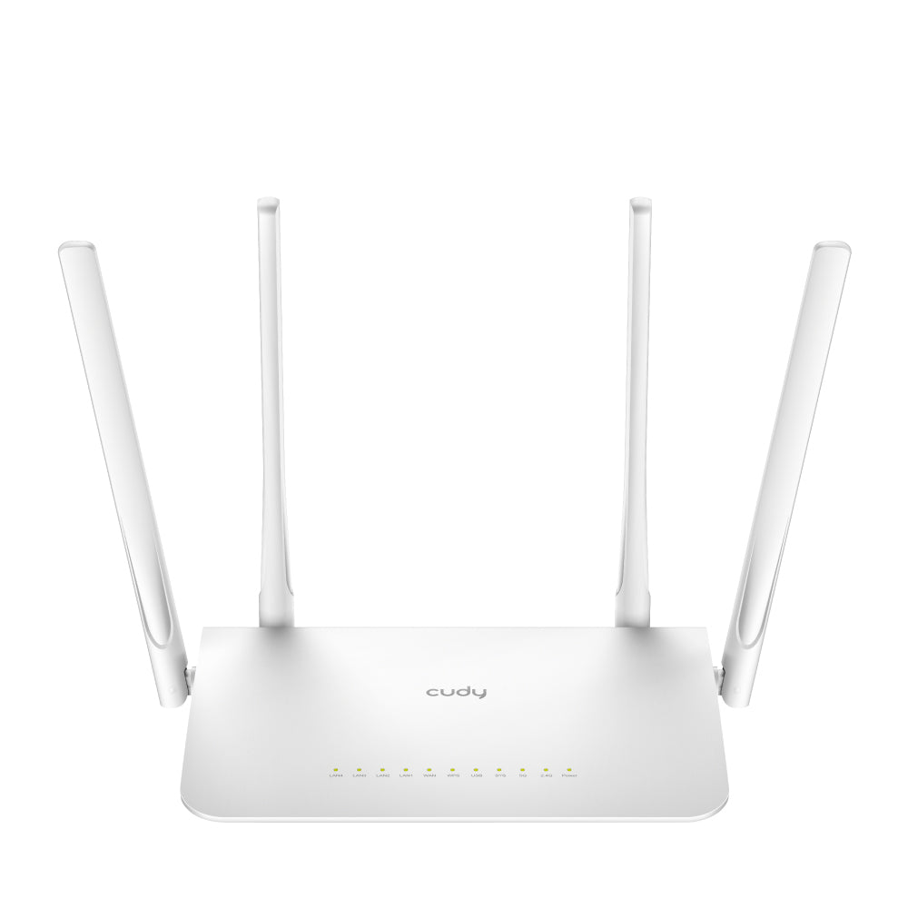 Router Wi-Fi Mesh CUDY WR1300 | AC1200, Gigabit, 4 Antenas
