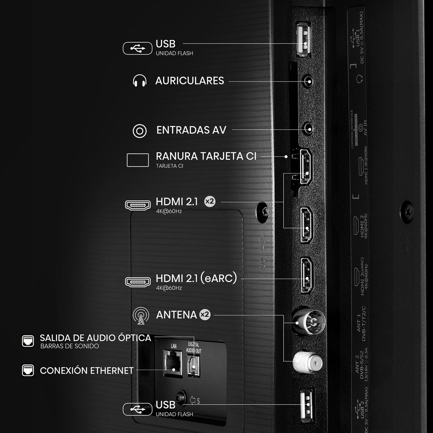 TV Hisense 85E7Q | 85", QLED, 4K