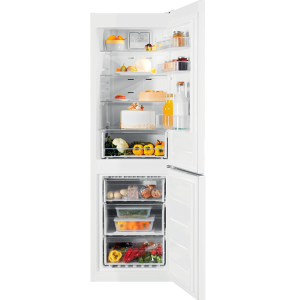Frigorífico Combinado Indesit XIT8T2EW | 320L, No Frost, Classe E