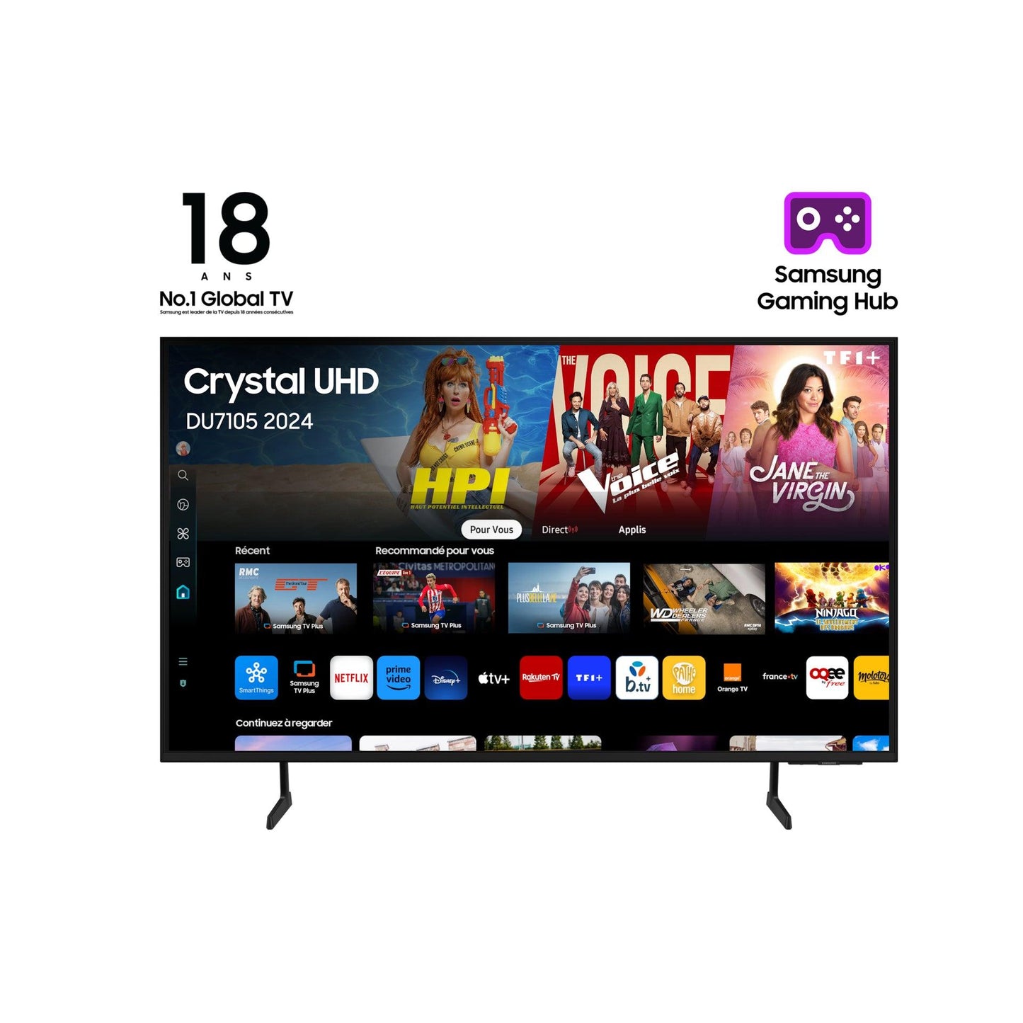 TV SAMSUNG TU75DU7105KXXC | 75", LED, 4K
