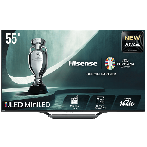 TV Hisense 55U7NQ | 55", Mini LED, 4K, 120Hz