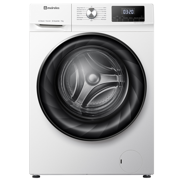Máquina de Lavar Roupa Meireles MLR 1491 W.1 | 9 Kg, 1400 RPM, A