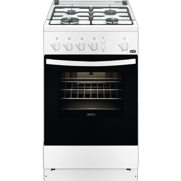 Fogão a Gás ZANUSSI ZCG 510U1WA | 4 Queimadores, Forno Gás, 59L