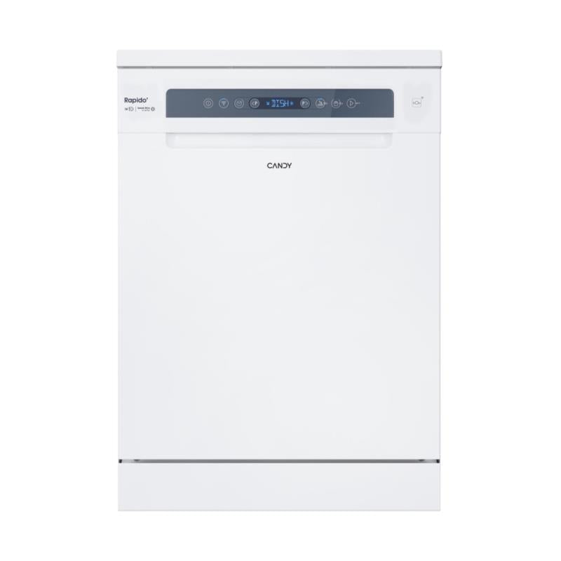 Máquina de Lavar Loiça Candy CF4B7F0W | 14 Talheres, WIFI, Classe B