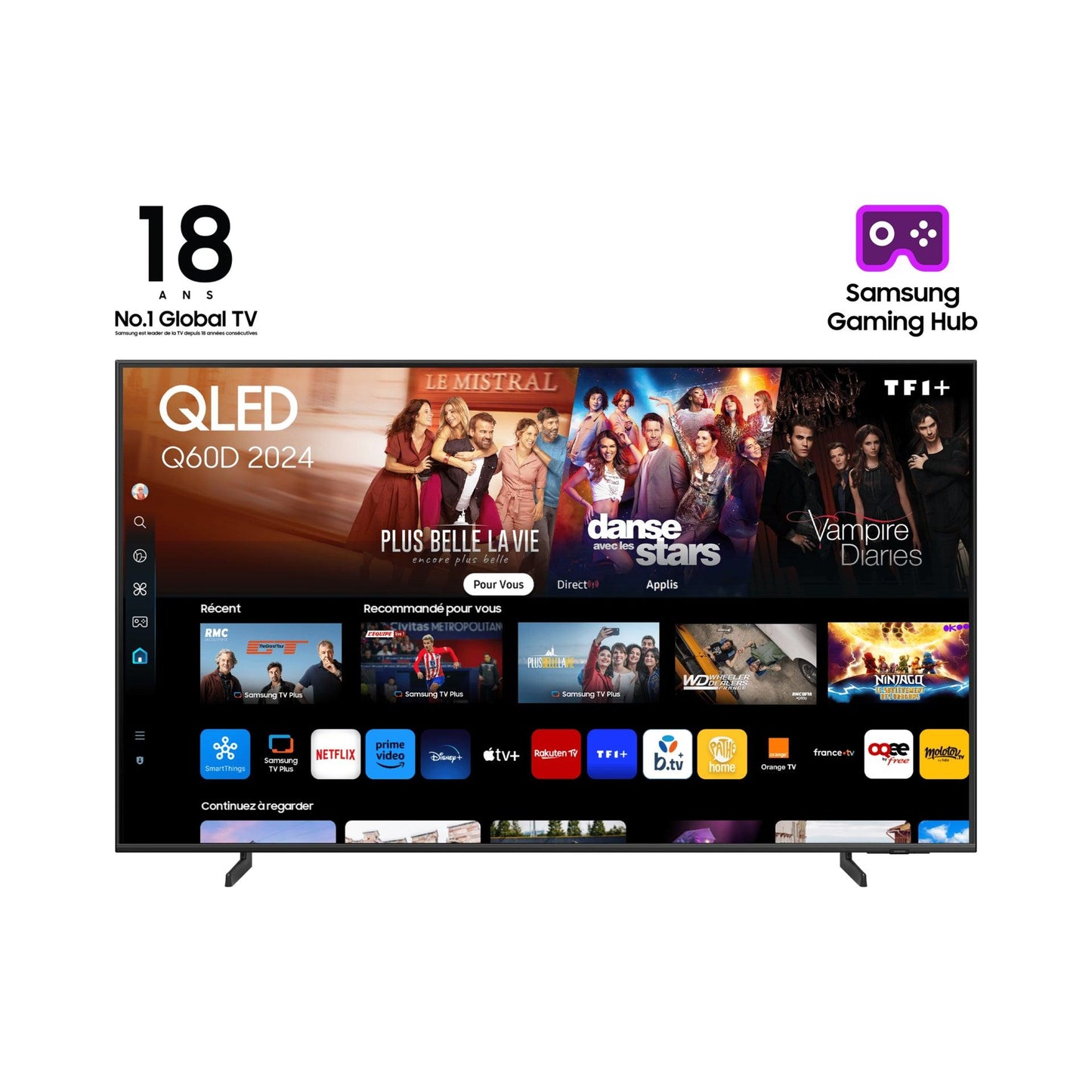 TV QLED Samsung 85Q60D | 85", 4K UHD, HDR10+, Tizen Smart TV