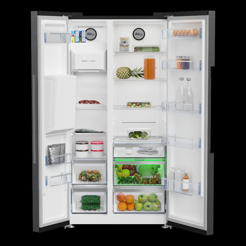 Frigorífico Side By Side Beko B3RGNE664ZDXBR | 651L, Ice Maker, E