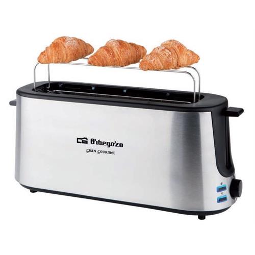 Torradeira Orbegozo TO6020 | 1000W 1 Fenda XXL Inox