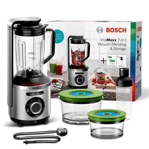 Liquidificadora Bosch MMBV625M | 1000W, 1.5L, Aço Inoxidável