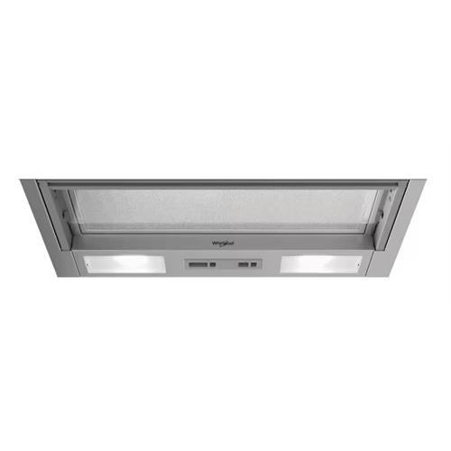 Exaustor Whirlpool WSK64FLSX | 340 m³/h, 3 velocidades, Inox