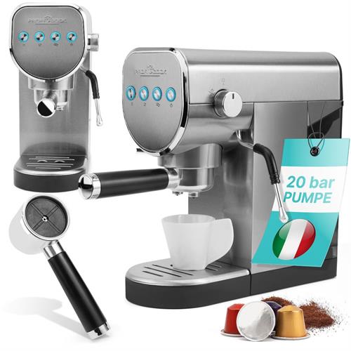 Máquina de Café ProfiCook PC-ES-KA 1265 | 20 bar, 1L, Expresso