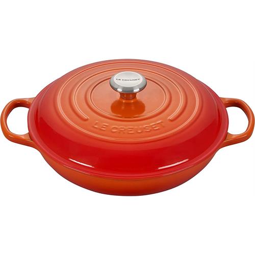 Caçarola Baixa Le Creuset Evolution 30 cm Volcanic | Ferro Fundido, 3.5L, Indução