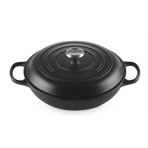 Caçarola Baixa Le Creuset Evolution | 30cm, Ferro Fundido, Negro Mate