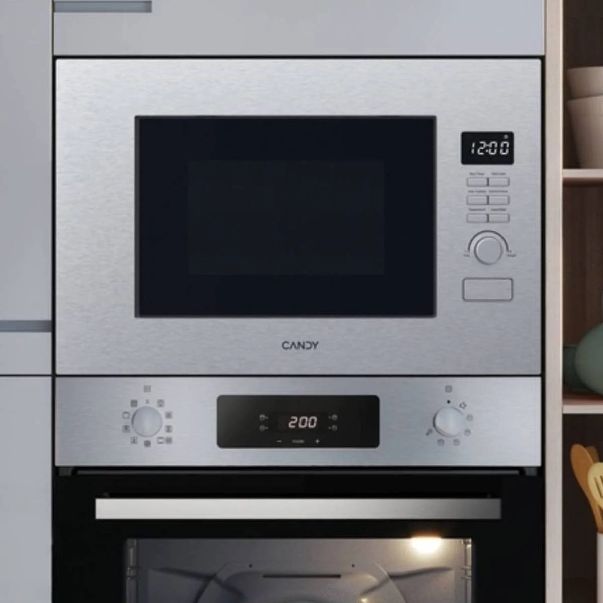 Micro-ondas Encastre Candy CA38FL7NWBXM | 20L, 800W, Grill 700W