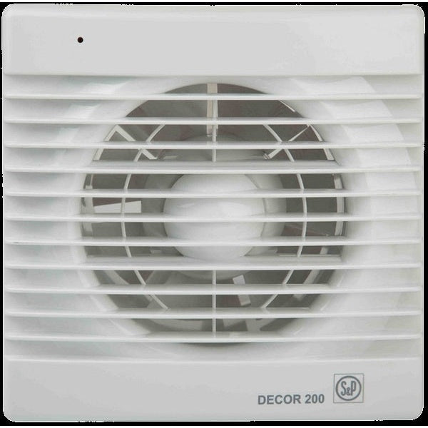 Extrator Banho S&P Decor 200 Cr | 185m³/h, 20W, 230V