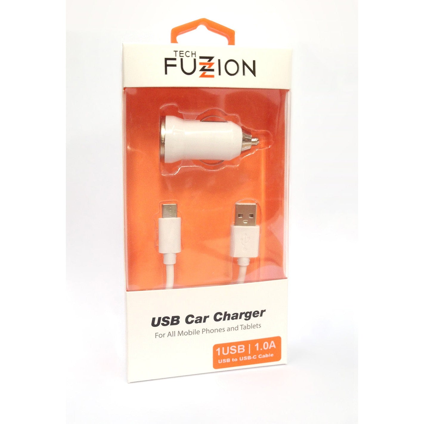 Carregador Isqueiro Tech Fuzzion | 1 USB, 12V, Cabo Type-C