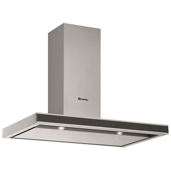 Chaminé Meireles MEP470XN | 70cm, Inox e Vidro Negro, 540 m³/h