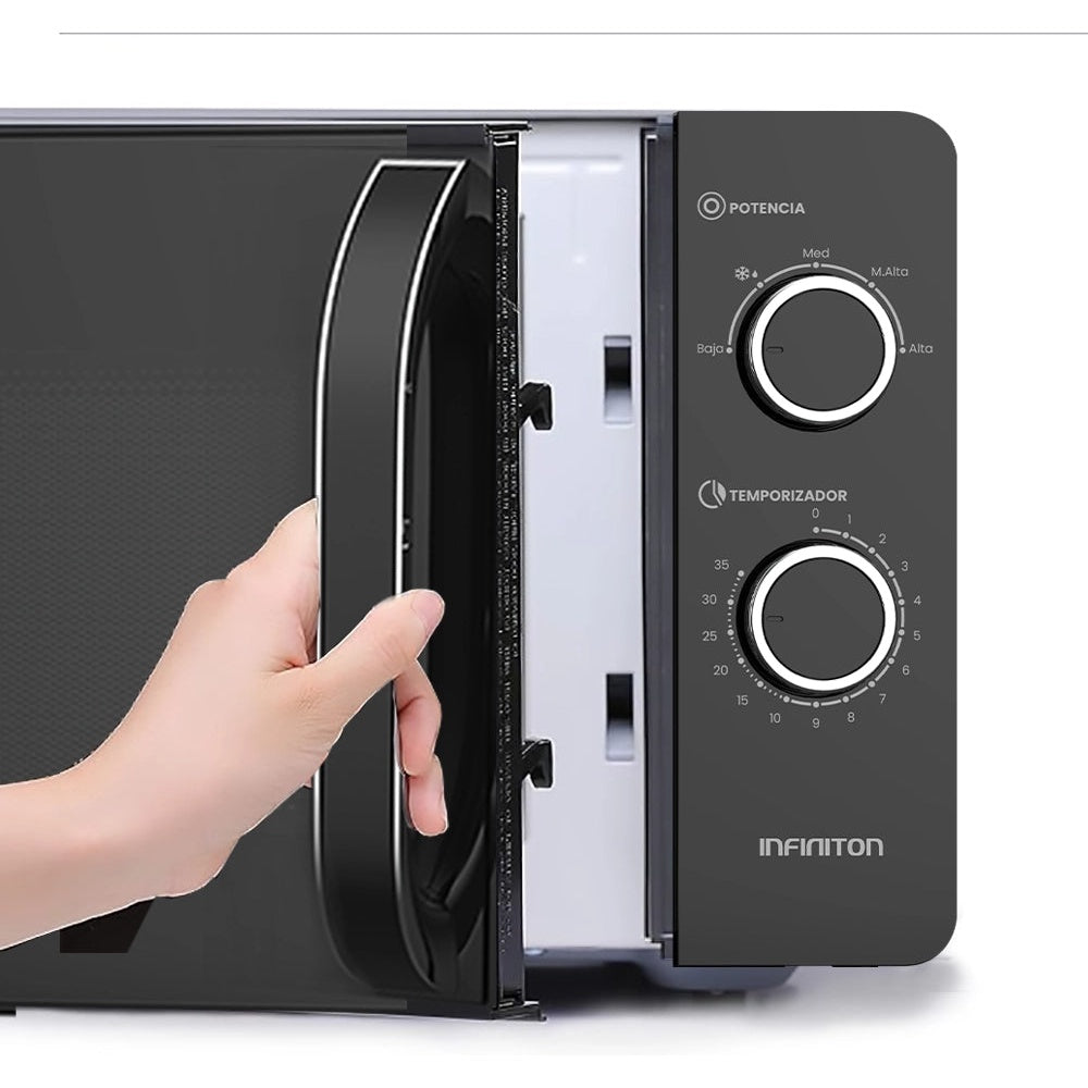 Micro Ondas Infiniton MWHB2070 | 20L, 700W, Preto