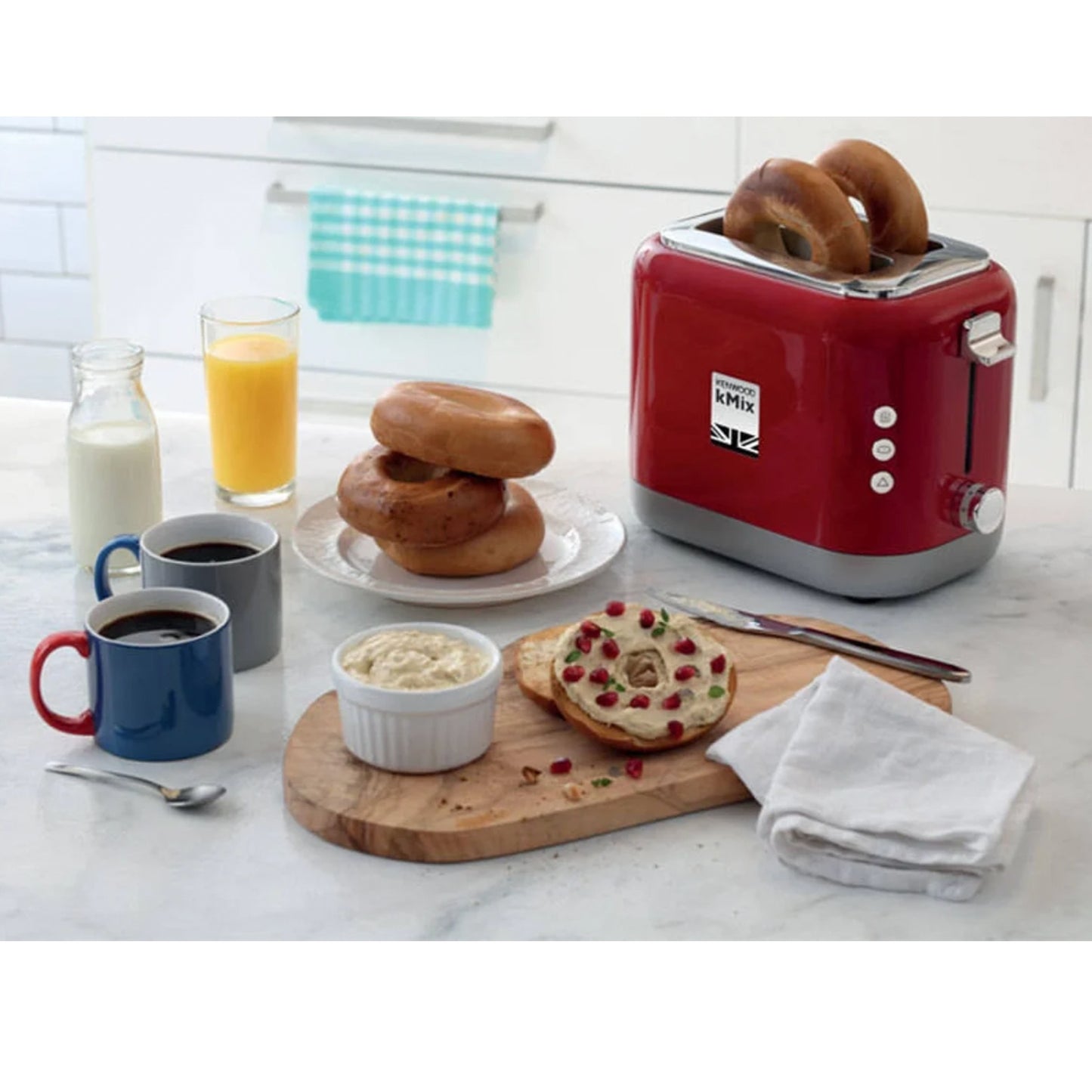 Torradeira KENWOOD TCX751RD | 900W, 2 fatias, Vermelho