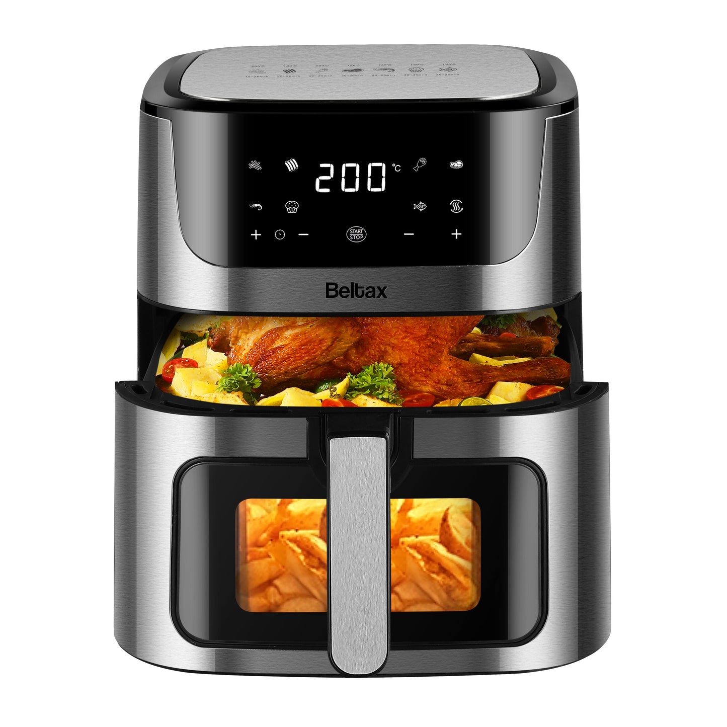 Fritadeira Ar Quente Beltax BHF5085 | 8L, 1800W, Antiaderente