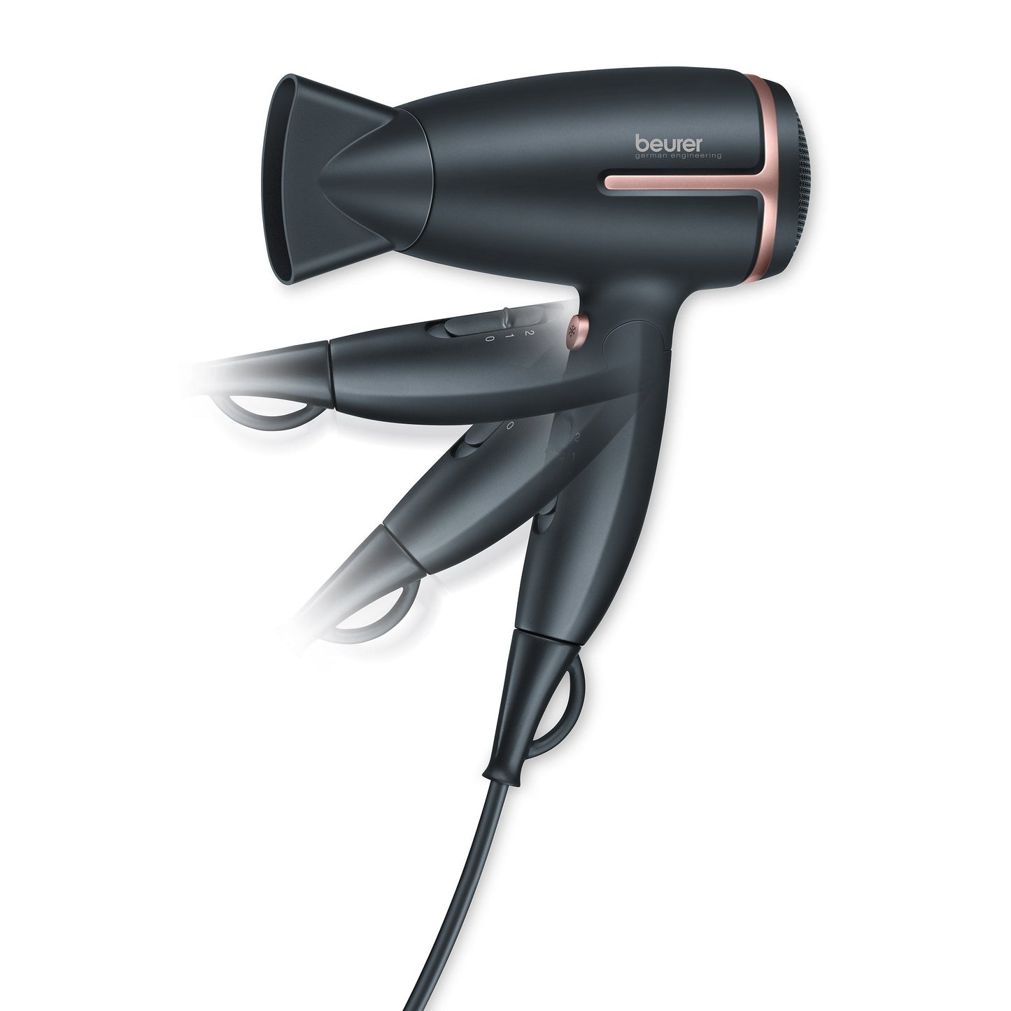 Secador de Cabelo Beurer HC25 | 1600W, Iões, 2 Velocidades